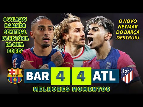 8 GOLAÇOS E A MAIOR SEMIFINAL DA HISTÓRIA DA C0PA DO R3Y! VIRADA NO 1º TEMPO E EMPATE NOS ACRÉSCIMOS