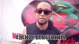 Ebenz from Burgerkill says hey... Bloodstock 2015