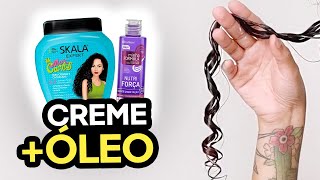 FINALIZAÇÃO com CREME + ÓLEO (eu amo!)