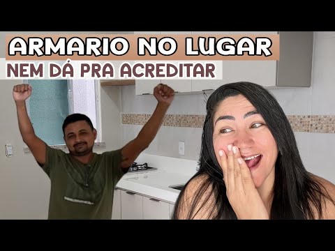 FINALMENTE | ARMÁRIO NO LUGAR | chorei de felicidade | por casa limpa