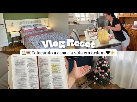 VLOG 🧺COLOCANDO A VIDA E A CASA EM ORDEM 🏠desmontando a decoração de Natal e parando de procrastinar