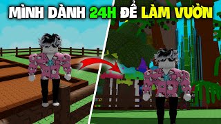 MÌNH ĐÃ DÀNH RA 24H ĐỂ LÀM LẠI KHU VƯỜN TRONG GROW A GARDEN