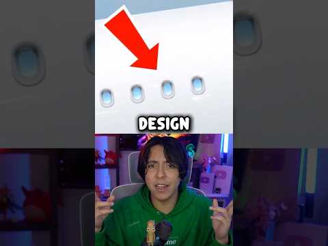 Por que as Janelas dos Aviões SÃO REDONDAS 🤔