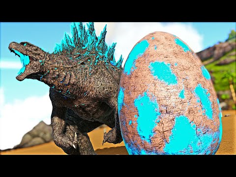 A VERDADEIRA HISTÓRIA DO BEBÊ GODZILLA ATÉ ADULTO - O FILME - (ARK SURVIVAL EVOLVED DINOSSAUROS)
