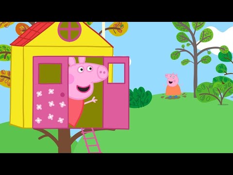 Peppa Pig Constructs a Fresh Treehouse with the Whole Family 🐷 🔨