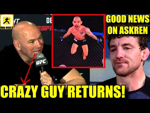 Dana White just announced AN AMAZING MAIN EVENT FIGHT for UFC Noche!,Ben Askren update,Ilia Topuria