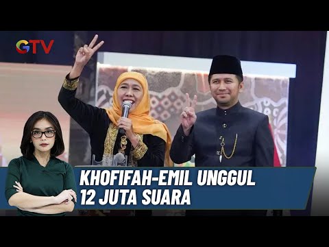 Hasil Rekapitulasi KPU, Khofifah-Emil Unggul di Pilgub Jawa Timur - BIP 11/12