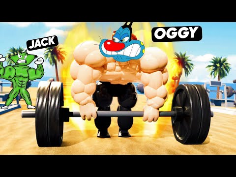 Oggy Became World Strongest Human In The World in Roblox