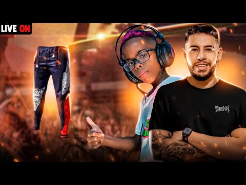 CALÇA ANJO VERMELHA ??? 🔴 FREE FIRE AO VIVO 🔴