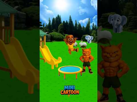 Tung Tung playing on the slide | 😂😭 #shorts #cartoon #funny