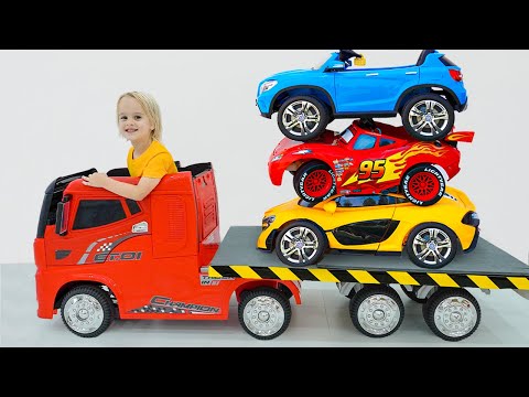 व्लाद और निकी - बच्चों की खिलौना कारों के साथ मज़ेदार कहानियाँ