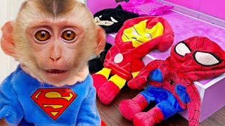 Bin Bon duck Monkey Baby Kittens Puppy Goes Koi Cat And swims Rabbits Animals Eats Egg Muckbang Asmr