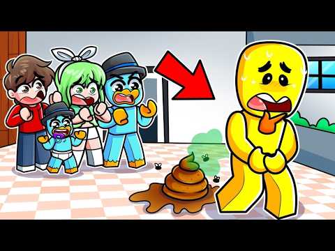 ZACH no Puede Parar de Hacer CACA en Roblox Brookhaven...