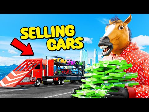 Selling Stolen Cars Using A Semi Truck In GTA 5 RP