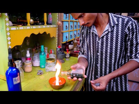 Hot Camphor Oil Head Massage and Shampoo Hair Wash | Master Cracker