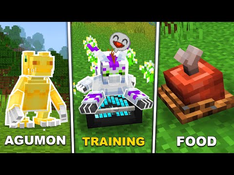 30 MOB Digimon Ini Di Tambakan Ke Dalam Addon Minecraft MCPE