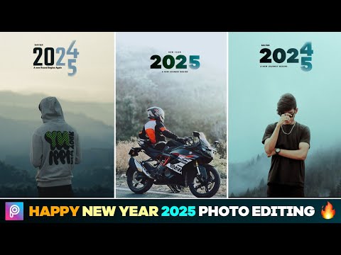 Happy New Year 2025 Photo Editing | Happy New Year Photo Editing 2025 | Picsart Photo Editing