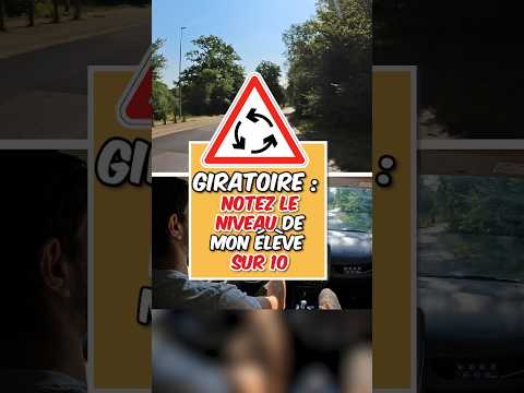 L'élève gère les Giratoires ou pas ??? #permisdeconduire #autoecole