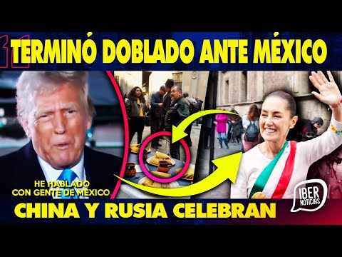 🔥TRUMP CEDE ANTE CLAUDIA: ¿HUMILLACIÓN en PALACIO NACIONAL? Llamada que CAMBIA TODO 🇲🇽 🇺🇲