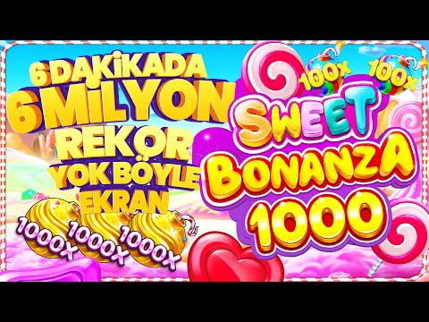 SWEET BONANZA 1000 MERDİVEN TAKTİĞİ SAYESİNDE SADECE 6 DAKİKA DA 6 MİLYON !! #sweetbonanza #slot