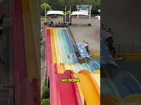 😱 Quando seus amigos colocam cola no slide 🛝😂