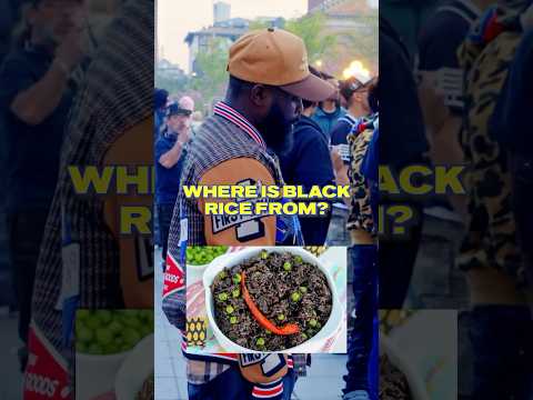 Where Did Black Rice Come From? 🍚 #shorts