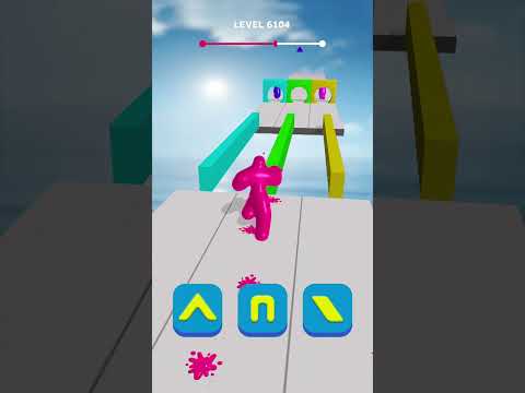 Happy Blob Shape Runner #shorts #foryou #videogames #funnyvideo