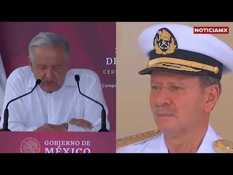 AMLO conmueve hasta el llanto a jefe militar