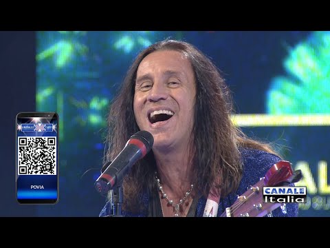 Povia canta dal vivo in diretta TV senza autotune "I Bambini fanno ooh..." | Canale Italia