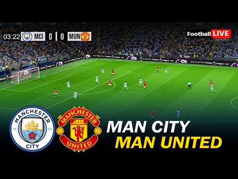 Manchester City vs Manchester United Premier League 2025/26 EPL | Full Match Simulation PES
