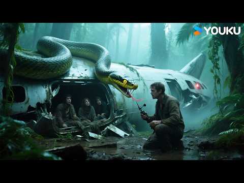 ✈️🐍👁️Giant SNAKE stealth mode ON | Snake 4 | YOUKU MONSTER MOVIE