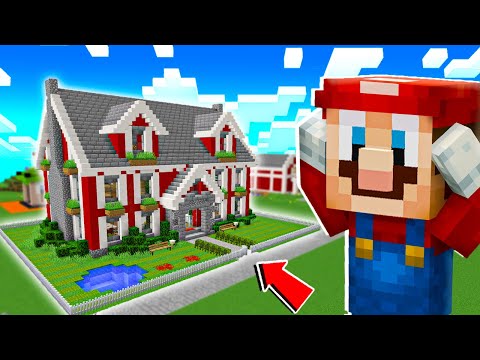 فأجئت اخوي ماريو بأفضل بيت في ماين كرافت! Minecraft