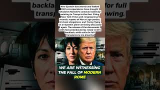 Newly Leaked DOJ Correspondence Controversy Maxwell-Trump Contacts