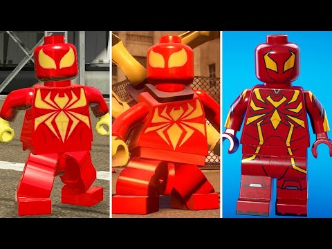 Iron Spider Evolution in LEGO Videogames