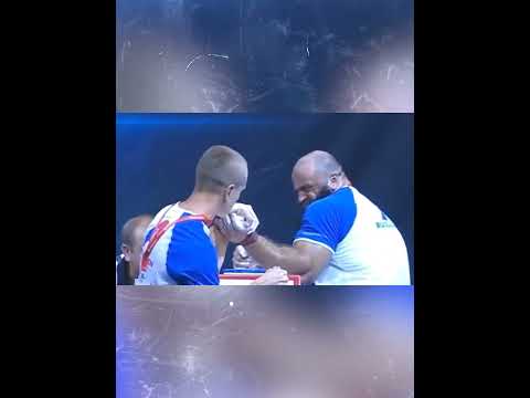 Украинец одолел дагестанца который на 50 кг больше