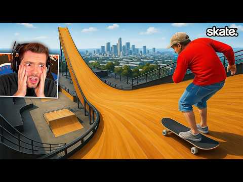 SKATE 4 - O INICIO com a maior MEGA RAMPA (mundo aberto)