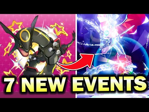 SHINY RAYQUAZA 5 STAR TERA RAID CONFIRMED + 7 NEW EVENTS COMING in Pokemon Scarlet and Violet