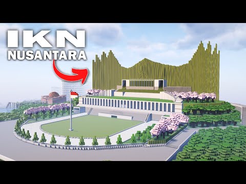 Gw Membuat IKN Ibu Kota Nusantara Di Minecraft Hardcore