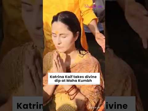 #Katrinakaif takes divine dip at #mahakumbh, embarks on a spiritual journey with mother-in-law