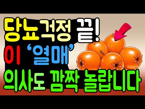 당뇨 걱정! 이제 이 '열매'가 사라지게 합니다. 의사도 놀란 당뇨 관리 최고의 식품! 당뇨 합병증 예방 어렵지 않습니다.