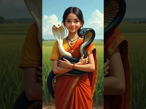 The White and Black Cobra – A Unique Story  🐍✨
