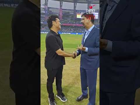 Cheeka Meets Sachin and Viv Richards in Wankade