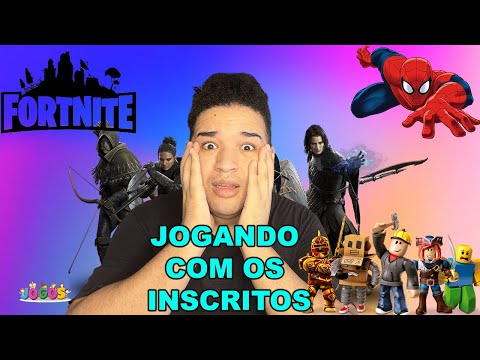 JOGANDO ROBLOX COM OS  INSCRITOS!❤️‍🔥EOPEDRIN AO VIVO❤️‍🔥