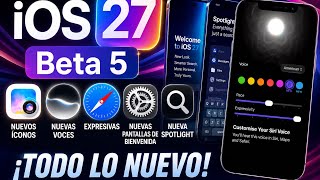 iOS 27 Beta 5 YA ESTÁ AQUÍ: ¡TODAS las NOVEDADES🔥