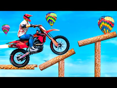 Juegos de Motos - Bike Stunt Racing 3D Capitulo 2 - Trucos Impresionantes de Motos en Rampas