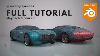 HOW TO model 3D CAR in Blender - FULL TUTORIAL