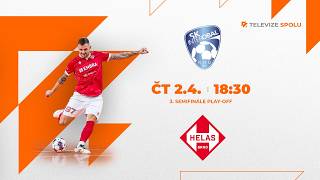 FUTSAL | SK Interobal Plzeň - Helas Brno (1. Futsal liga /3. semifinále Play off/2026)