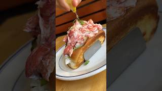 IT’S LOBSTER SEASON! The 6 OUNCE LOBSTER ROLLS from Red Hook Lobster in Brooklyn NYC! #DEVOURPOWER