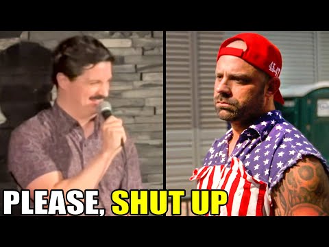 Comedian LAUGHS in MAGA Heckler's Face and Shows NO Remorse
