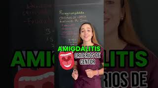 Criterios de Centor en SÓLO 3 MINUTOS